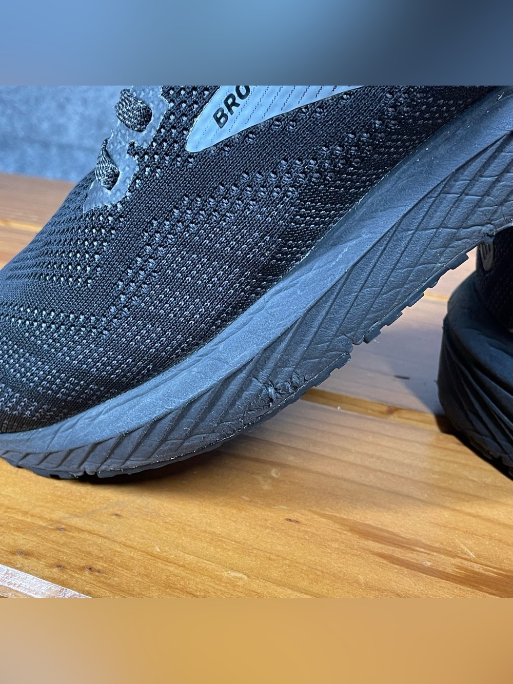 Brooks Revel 6 Mens 11.5 D Black Blackened Pearl Gray Running Shoes 1103981D072 - Picture 11 of 16